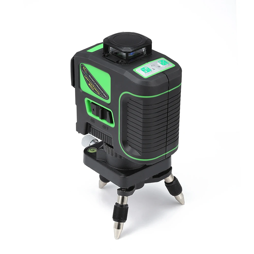  360 Degree Self-Leveling Laser Levels Meter Portable Mini Cross 12 Lines 3D Laser Level Device Cros