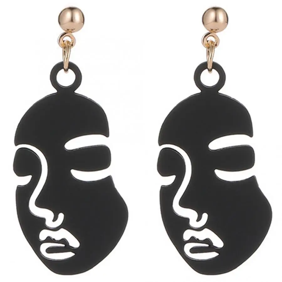 

19 Types Fashion Women Face Mask Flower Pearl Star Bee Leaves Moon Shape Earring Alloy Stylish Ear Pendant earings jewelry