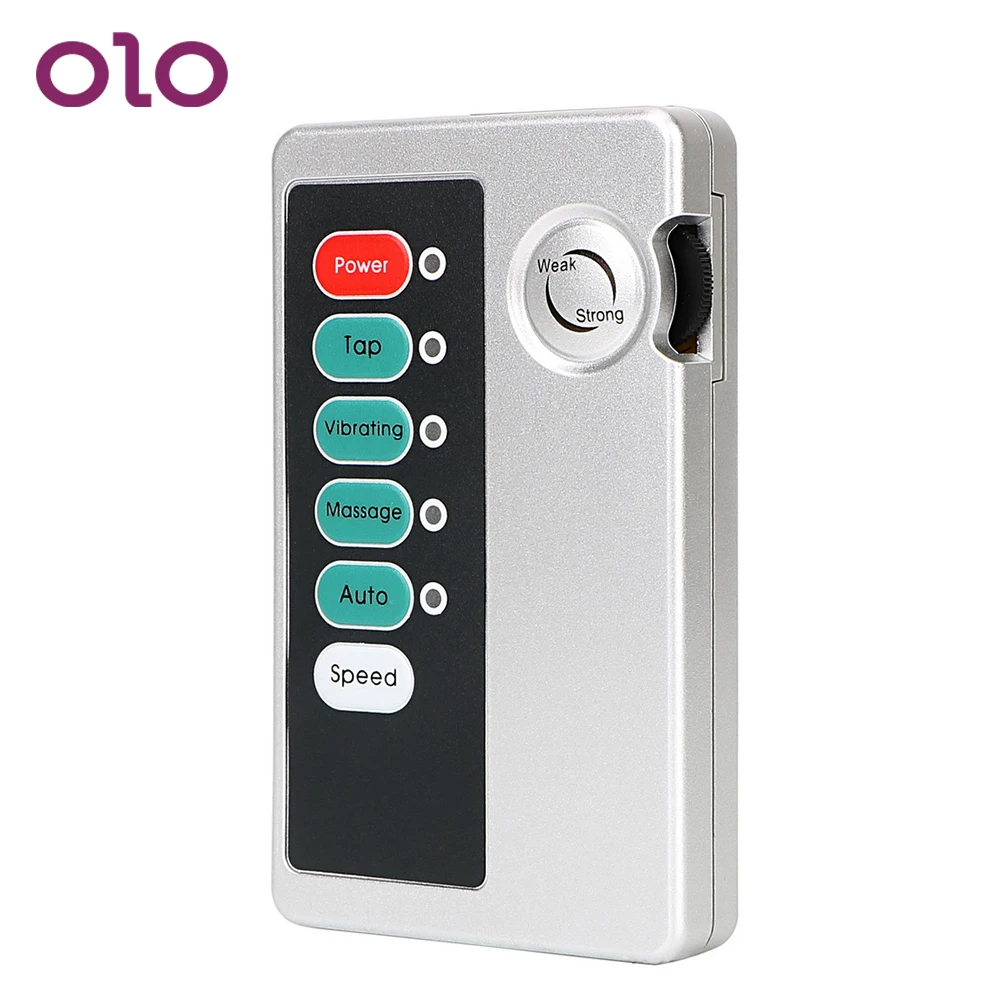 

OLO Electric Dual Output Host Pulse Massage Host Therapy Massager Accessory Electro Stimulation Electric Shock Sex Toys Couple