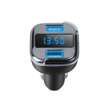2 in 1 Dual USB Car Charger Mini GPS Mobile App Tracking Car GPS Tracker Locator Real Time Tracking Device Detector Voltmeter