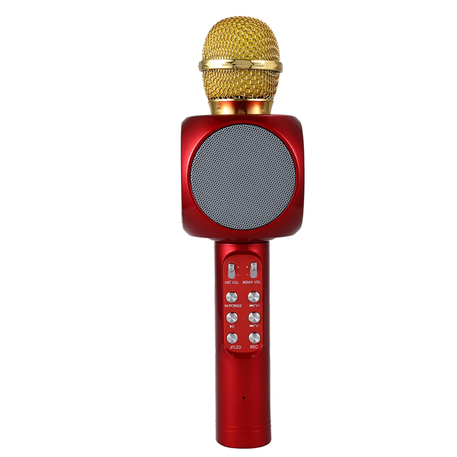 JABS WS1816 беспроводной Bluetooth KTV караоке микрофон динамик USB светодиодный светильник