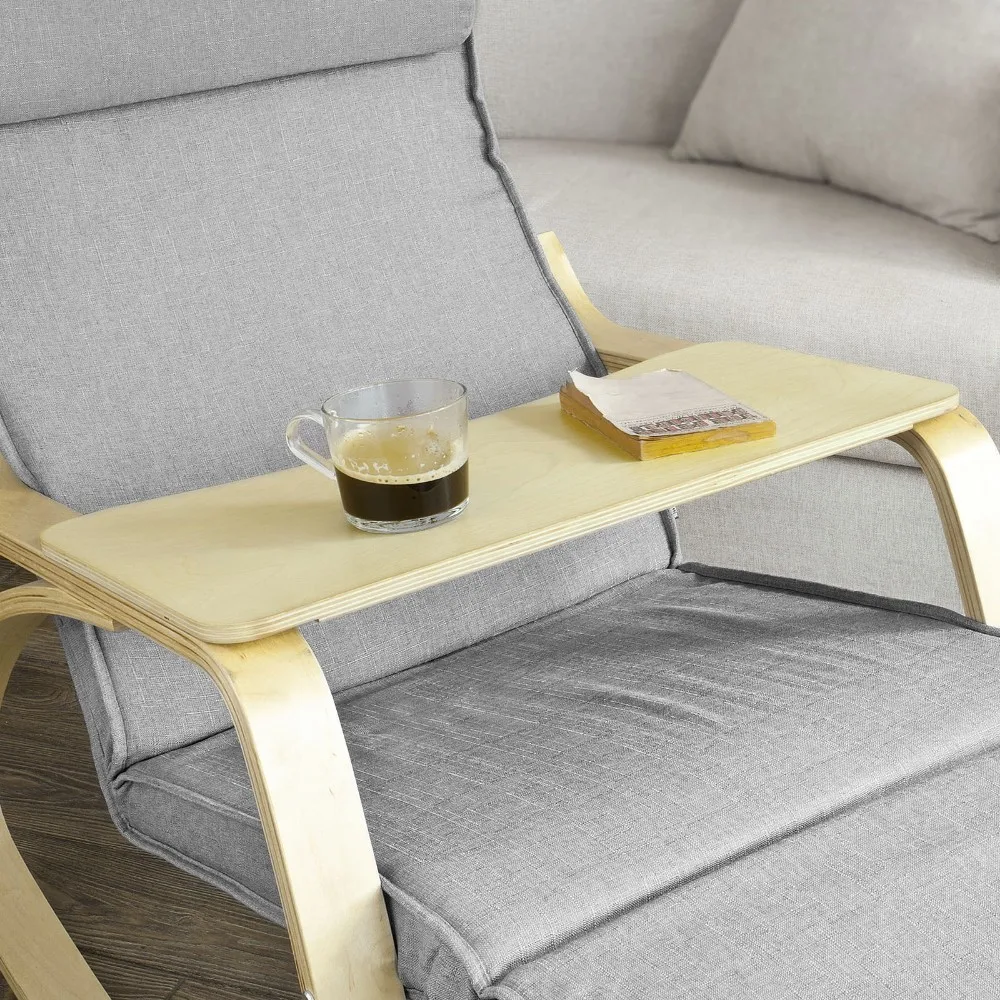 

SoBuy FBT33-N, Wooden Tray Table Stand Notebook Tray, Only Fits to Rocking Chair