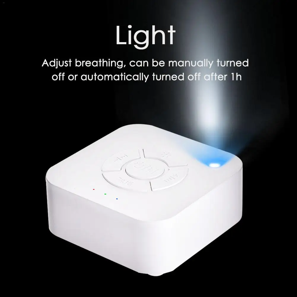 White Noise Machine USB Rechargeable Timed Shutdown Sleep Sound Machine for Sleeping Relaxation for Baby Adult Office Travel white noise machine