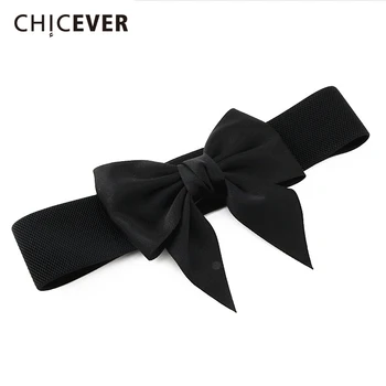 

CHICEVER 2020 Spring Summer Bow Belt For Women Cummerbunds Spring Summer Accessories Women's Belts Korean Fashion New