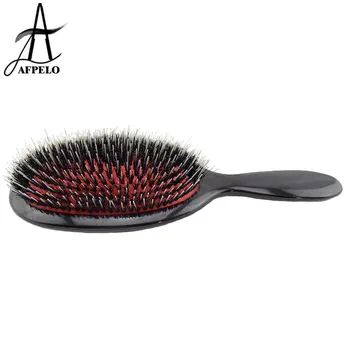 

1pc Oval Cushion Boar Bristle Nylon Hair Comb Anti-static Hair Scalp Massage Hairbrush Salon Hair Brush Hair Care Styling Tools