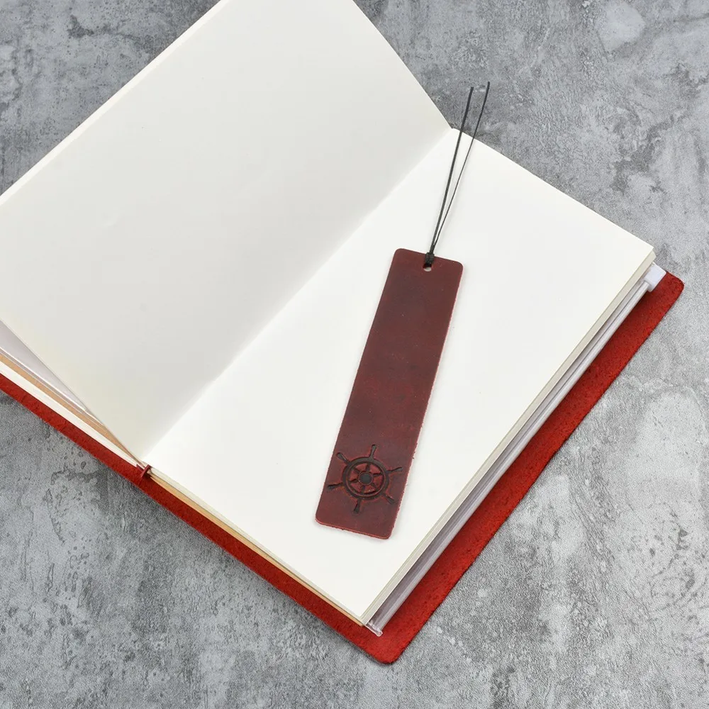 Genuine Leather Bookmark For Notebooks Stationery Bookmarks Clips So Much Colors Personalized Design