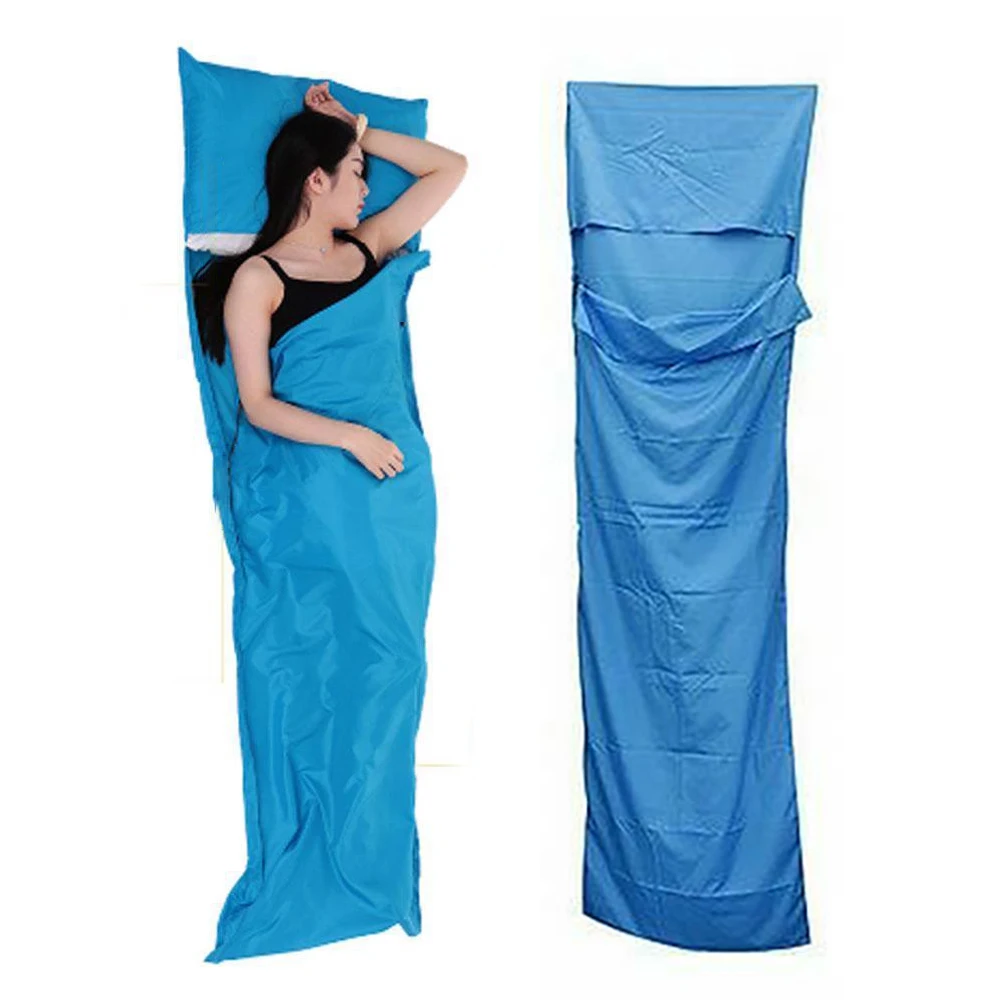 

Portable Outdoor Sleeping Bag Ultralight Blanket For Camping Travel Activities Office Lunch Breaks Sleeping Bag With Storage Bag