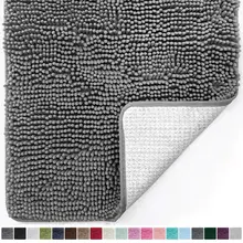 Ультра мягкий плюшевый тканевый ковер, синель, коврик для ванной, коврик для спальни, машинная стирка, коврик для ванной, крышка для унитаза, прикроватный коврик