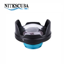 NiteScuba Дайвинг водонепроницаемый рыбий глаз широкоугольный объектив M52 24 мм Weefine wfl07 сотовый для смартфона корпус подводная фотография