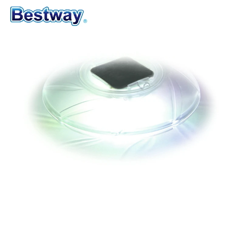 

58111 Bestway 4 Pieces Solar-Float Lamp Multi-Color LED Alternating Light Self-Turn-On at Night with Extra-Long 8-Hour Runtime