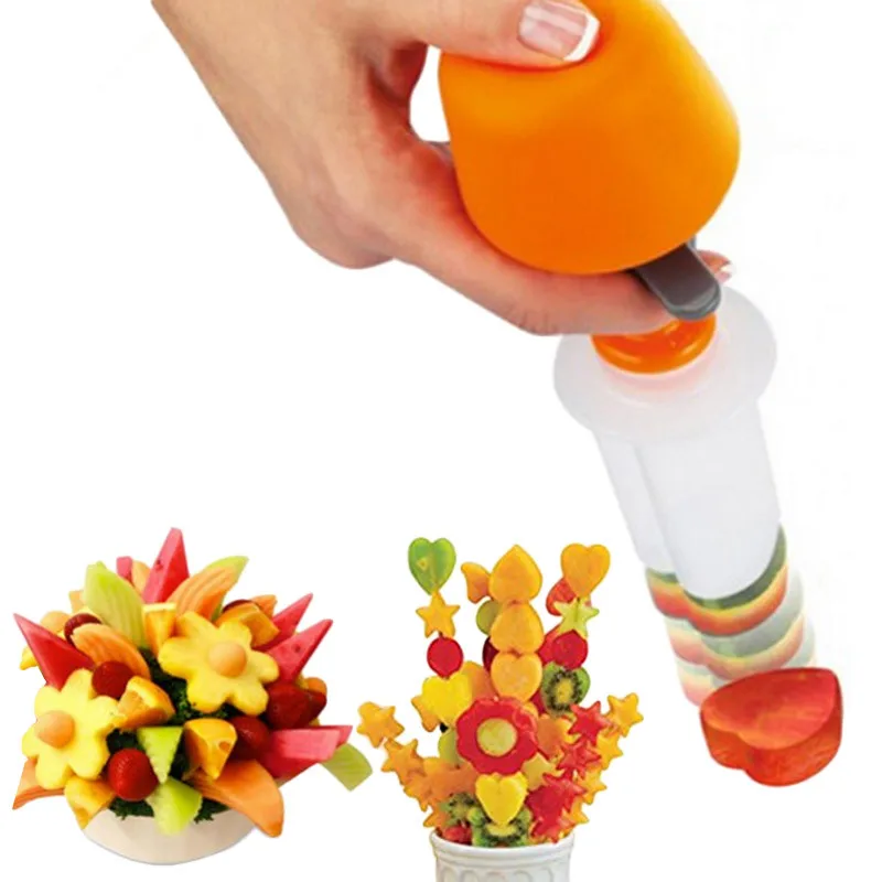 

Cake Tools Accessories Decorating DIY Mold Cookie Vegetable Shape Kitchen Plastic Veggie Slicer Cutter Fruit Set