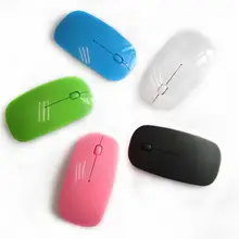 Ультратонкая 2,4G беспроводная мышь USB оптическая игровая мышь беспроводные мыши для ноутбука компьютерная мышь Raton Inalambrico USB приемник