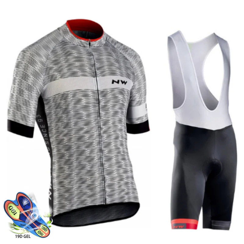

2019 NW Summer Cycling Jersey Short Sleeve Set Bike Bicycle Clothing uniformes Cycle Clothes Maillot Bib Shorts ropa Ciclismo