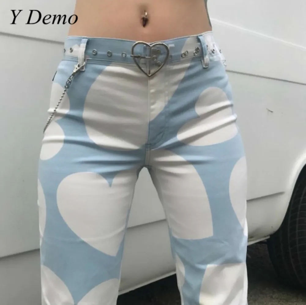 

Grunge Casual Heart Shape Belt Unisex Couple Hollow Out Belt Skirts Accessory