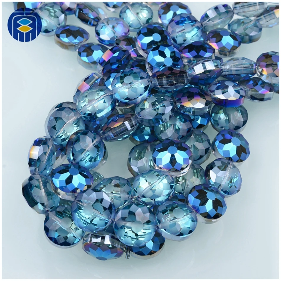 

New Arrived Glass Beads 14mm Wholesale Frosted Crystal Beads for Jewelry Making