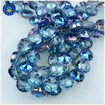 

New Arrived Glass Beads 14mm Wholesale Frosted Crystal Beads for Jewelry Making