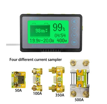 

DC 500A Coulomb Meter Battery Monitor Capacity Indicator Voltage current POWER Lithium LiFePO4 Lead Acid 12v 24V 36V 48V 60V 72V