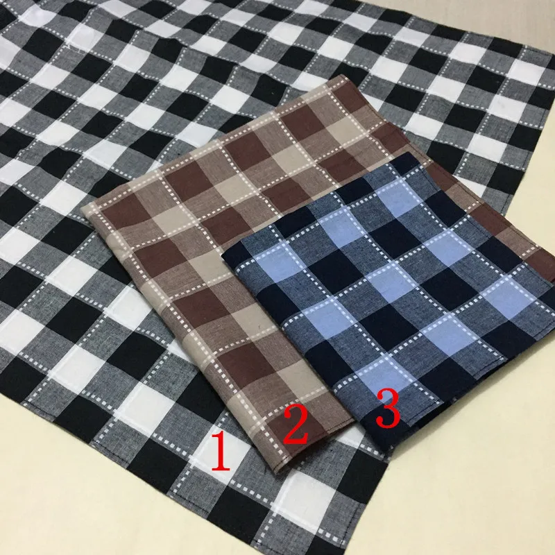 43x43cm Fancy Fashion Square Suit Hankie Cotton Multi-Pattern Casual Men's Handkerchief