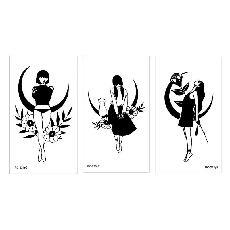 1 шт. водонепроницаемые наклейки для татуировок рисунок одноразовые Переводные