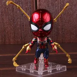 Герой комиксов Marvel Человек-паук фигурка Nendoroid 1037 Мстители Бесконечность война Человек-паук Коллекционная Фигурка модель игрушки