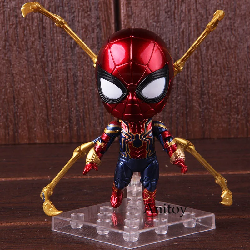 

Marvel Comics Hero Spider Man Figurine Nendoroid 1037 Avengers Infinity War Spider-man Collectible Action Figure Model Toy