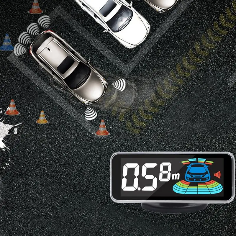 

Parktronic Parking Sensor 4 Sensor Reversing Radar Detector LED Digital Car Parking Assistance Alarm System FOR All Car