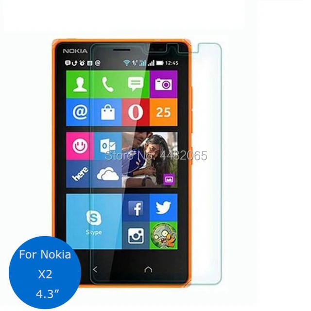 

For Nokia X2 Tempered glass Screen Protector 0.26mm 9h Safety Protective Film on X2 Dual Sim Cover pelicula de vidro Guard
