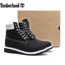 Мужские мотоботы timber land; Цвет черный, белый; Армейские Ботинки Martin; Мужские ботинки в стиле милитари; кожаные уличные ботинки timber Walk в стиле панк; размеры 40-45
