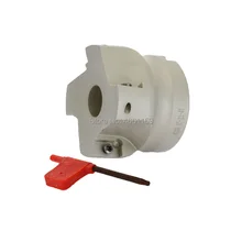 New 1pcs BAP400R 63 22 4T Indexable Face Mill Cutter 4 Flutes Endmill Right Angle Shoulder Face Mill Cutter for APMT1604 Insert 1pcs bap 400r 160 40 8t bap right angle shoulder face mill apmt1604 inserts