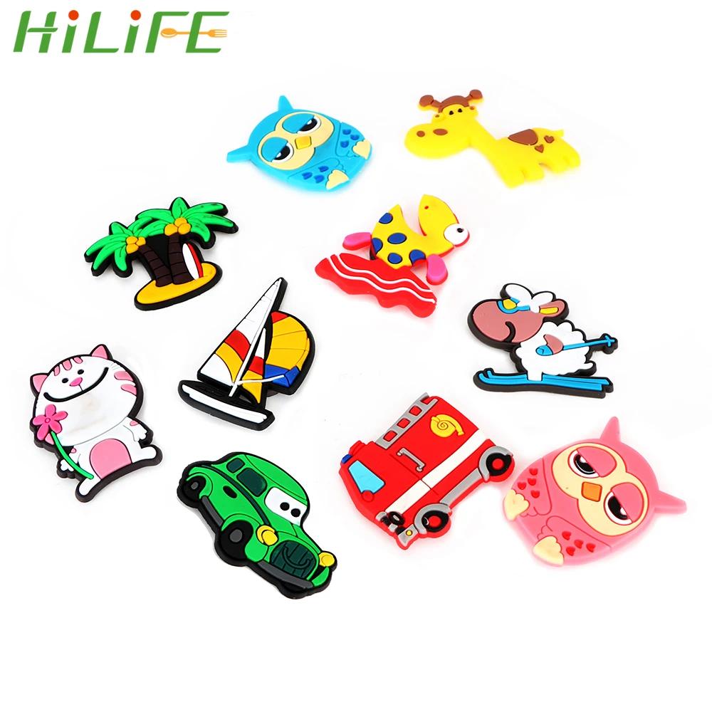 

HILIFE Cartoon Animals Gadgets Silicone Refrigerator Decors 1Pcs Home Decoration Fridge Magnets
