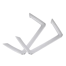 Для Alfa Romeo Giulia Abs пластиковая накладка на заднюю раму сиденья Автозапчасти автомобильные аксессуары 2 шт