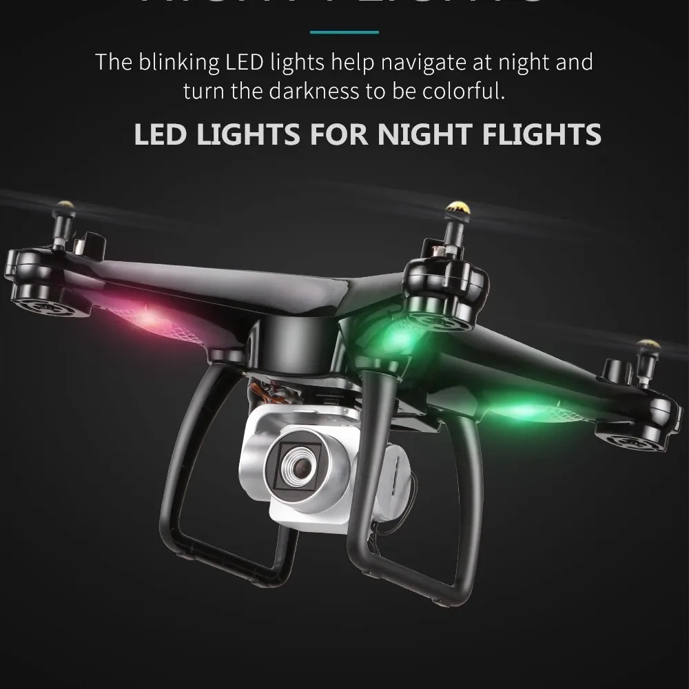 Оригинальный новейший обновленный Квадрокоптер JJRC H68G RC с 1080P HD камерой Wi Fi FPV
