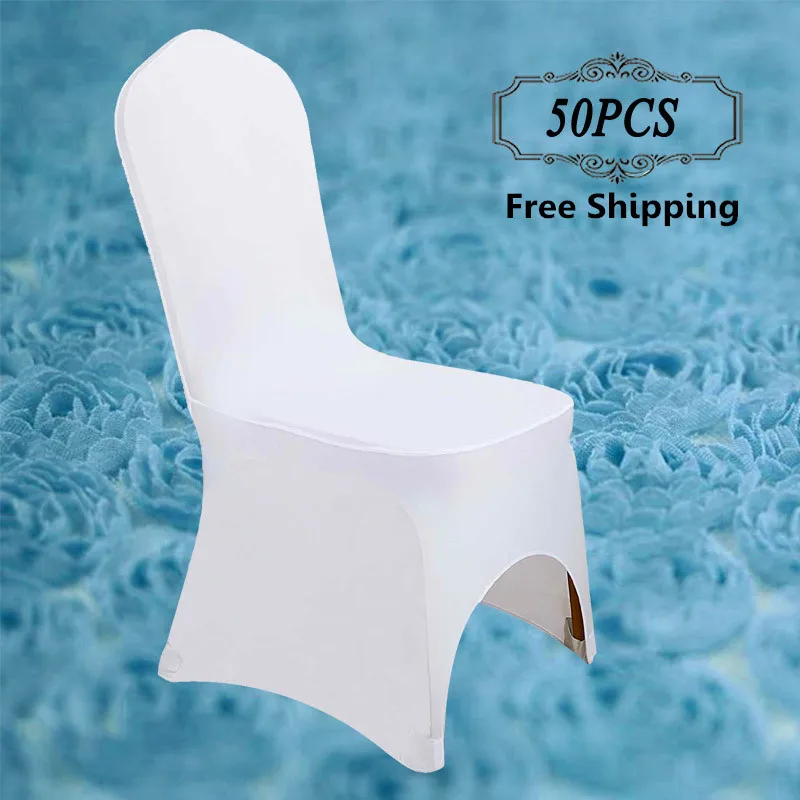 10 шт. 50 эластичные универсальные чехлы из лайкры|chair covers for weddings|spandex wedding chair coverschair