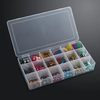 

165Pcs Auto ATC Mini Low Profile Blade Fuse Assortment Kit Box 1-40 Amp Car Fuse Kit