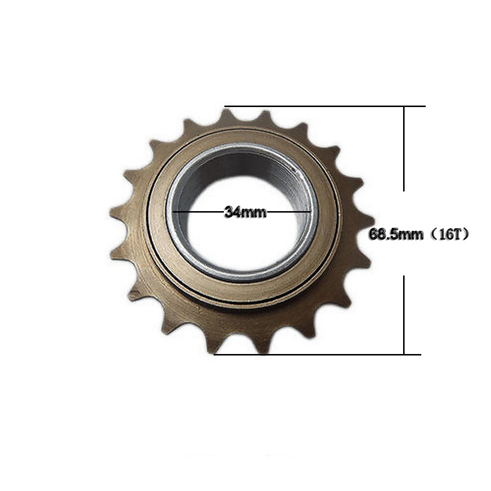 Горячая Распродажа, велосипедное колесо свободного хода, 16 т, 34 мм, односкоростное колесо свободного хода, BMX, маховик, звездочка, Аксессуары для велосипеда