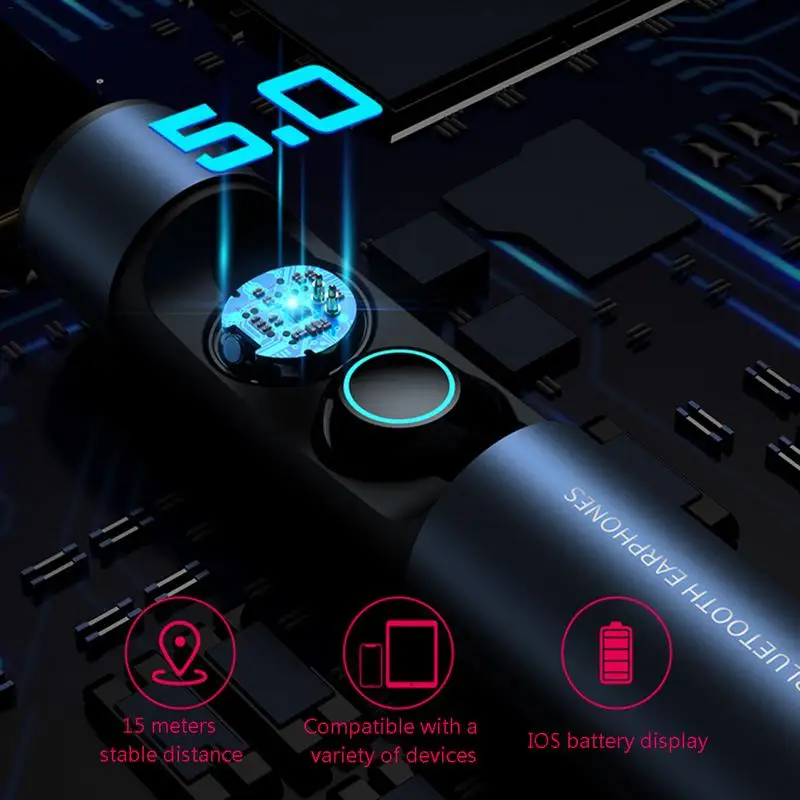Dido J1 Bluetooth черная технология уличные водонепроницаемые спортивные наушники для