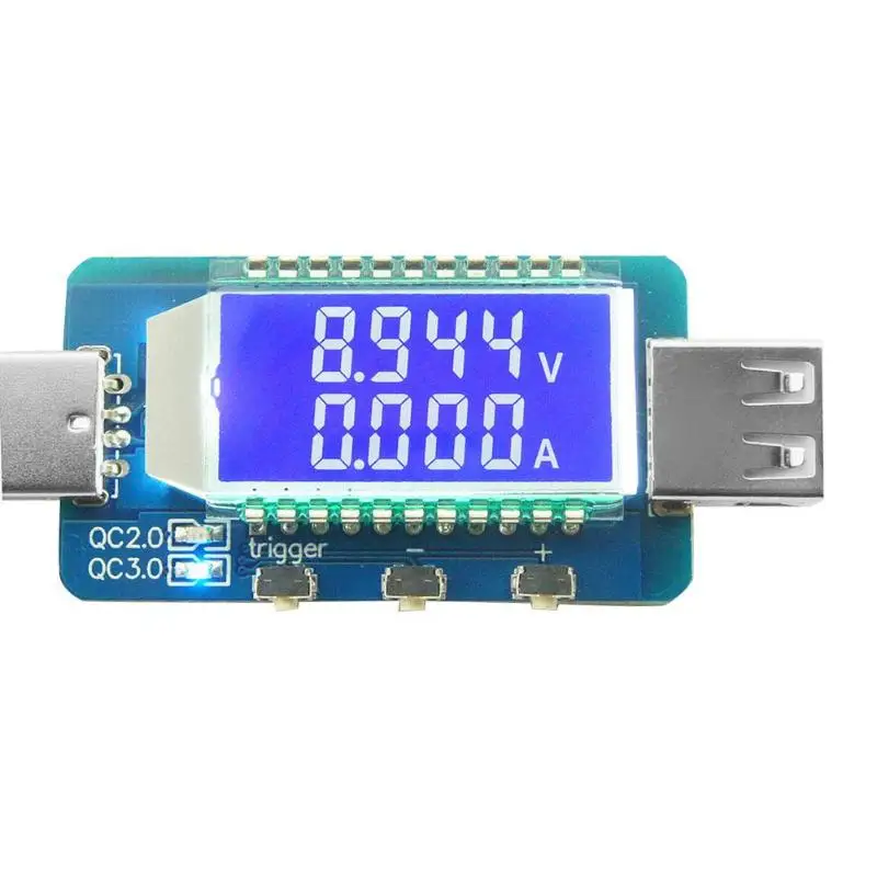 Alloet QC2.0 QC3.0 детектор USB lcd Цифровой электронный Scam мощность Триггера напряжение