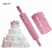 Отпечаток торта Скалка кондитерский инструмент для приготовления теста помадка рельефная форма в форме сердца Скалка DIY Инструменты для выпечки Кухонные инструменты
