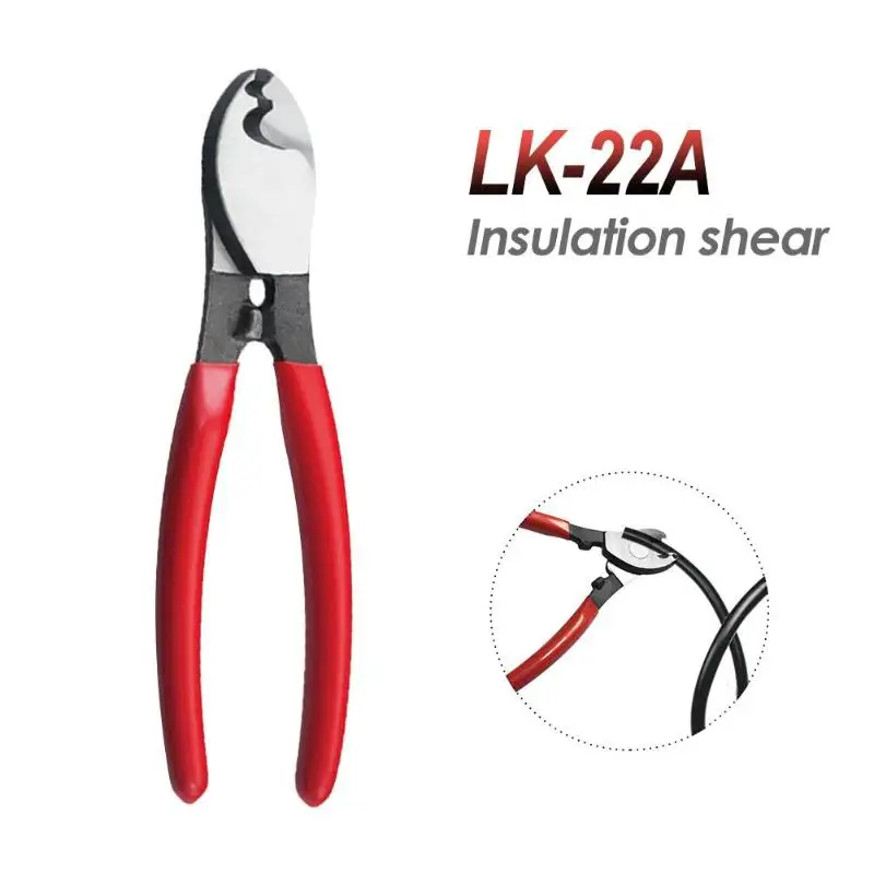 

Steel Copper Aluminum Wire Cutting Crimping Tool Wire Cable Cutter Crimper Max 25mm2 cable cutting Hand Cable Cutters