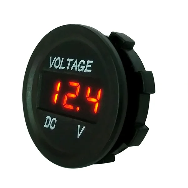 Car Volt Meters Motorcycle LED Digital Display Voltmeter Gauges High