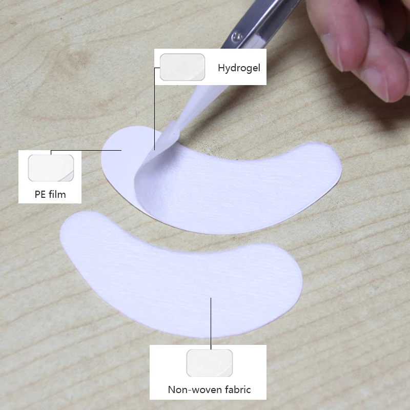 Хит 50/100 пар бумажные накладки для наращивания ресниц прививочные глазные наклейки для ресниц под глазные накладки бумажные накладки для глаз наклейки
