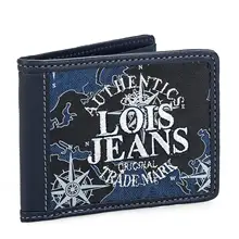 Лоис нордический узор кошелек, кошелек, бумажник и молодой для карт держатель синий цвет 12701