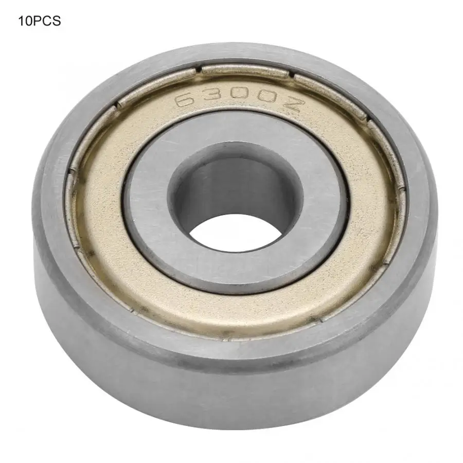 10Pcs 6300 ZZ Sealing Bearing Steel Deep Groove Ball Bearing 10*35*11mm