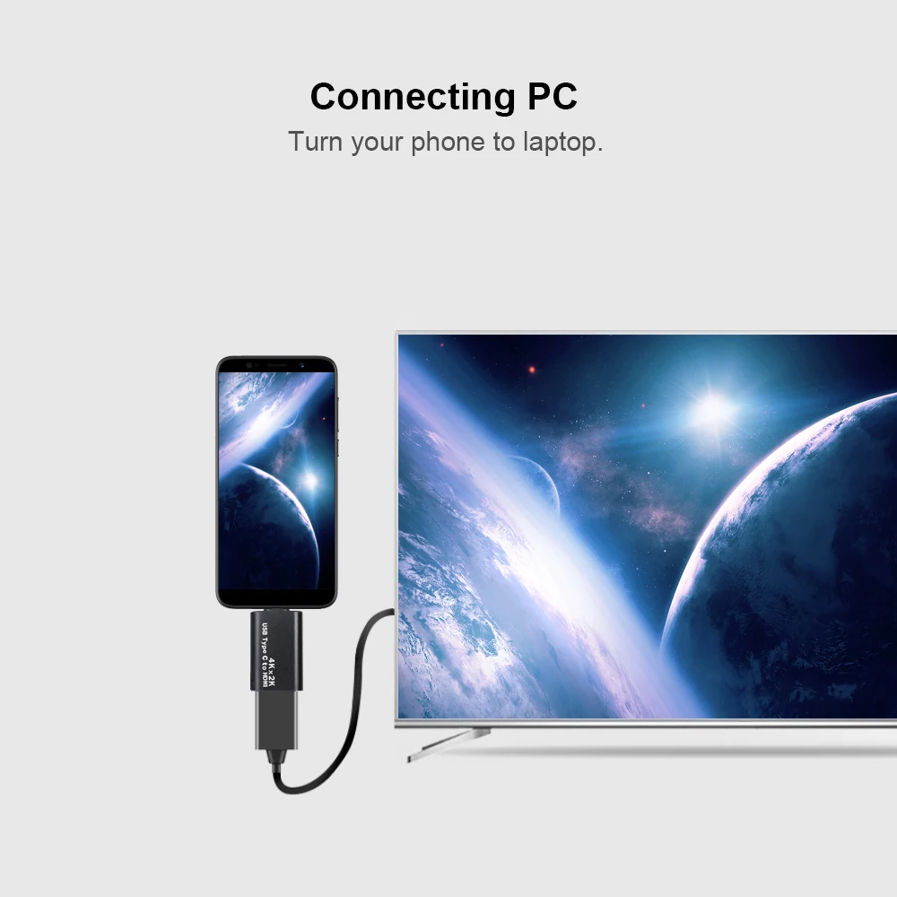 Переходник с разъемом Type C USB 3 1 папа HD женский 4K x 2K Разрешение монитора для