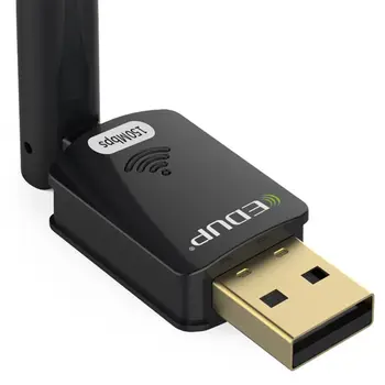 

EDUP usb wifi adapter 150mbps high gain 6dbi wifi antenna 802.11n long distance usb wi-fi receiver Ethernet network card