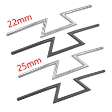 Модифицированная на заказ металлическая ручка Z Bar универсальная Подходит для Honda Yamaha Suzuki Kawasaki Harley Triumph Cruiser 22 мм/25 мм