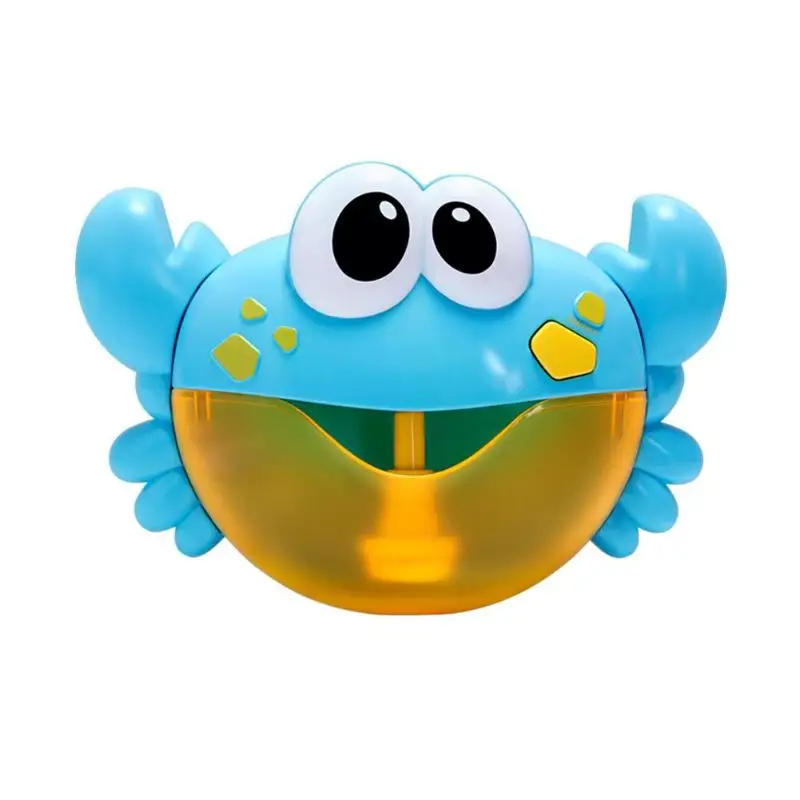 Мультфильм Пластиковый Краб машина пузыря музыкальная машина пузыря смешная вода одна кнопка дети детская Ванна Душ пузырьковая игрушка