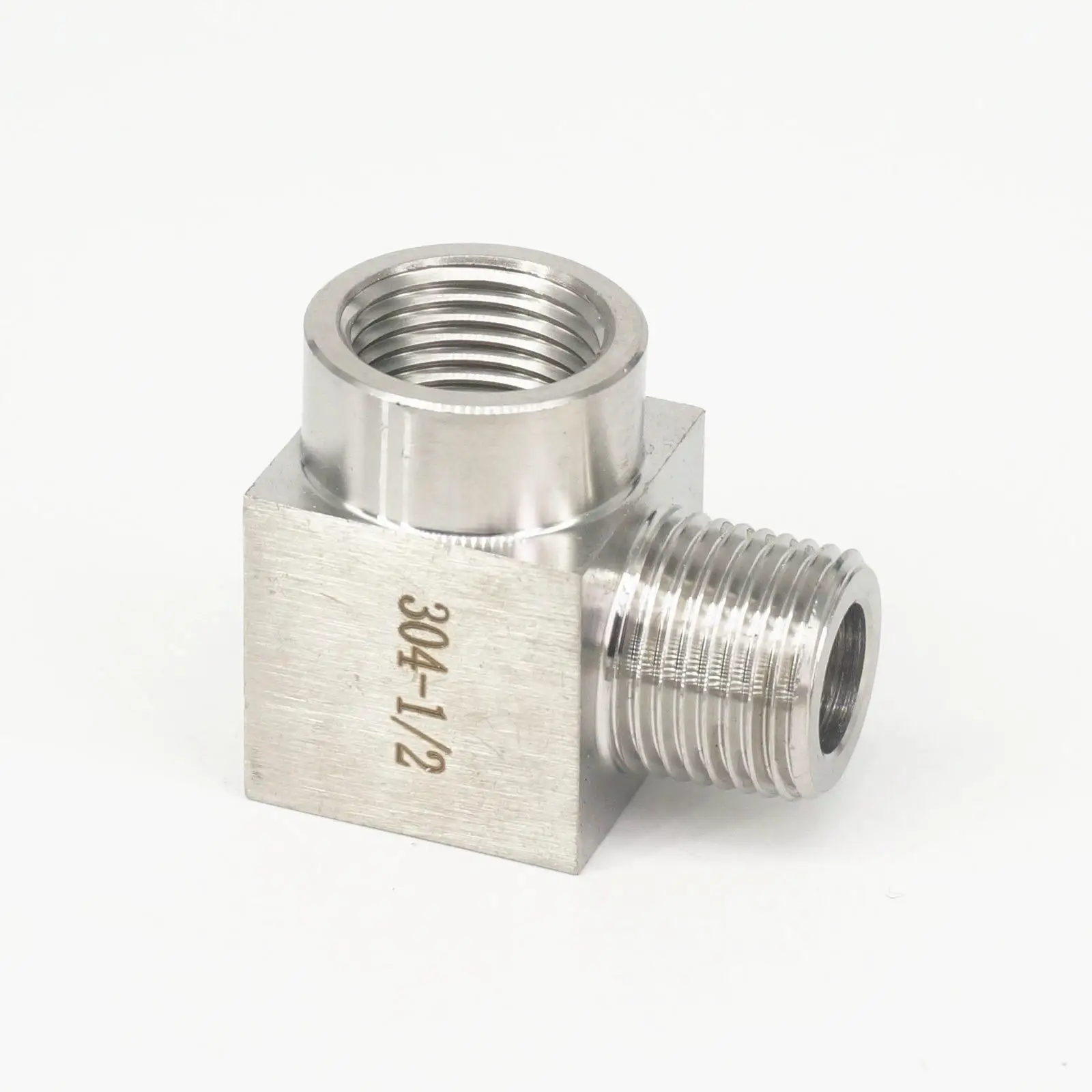 1/4"-2" BSP Female to Male 304 Stainless 90 Degree Elbow Connector Pipe Fitting 