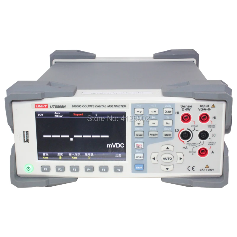 UNI-T UT8805N настольный цифровой мультиметр; диапазон автоматического ...