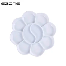 EZONE форма цветка сливы палитра Цвет смеситель акрил, гуашь акварель, масло, живопись палитра школьные канцелярские искусство питания